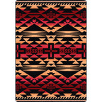 Rustic Cross - Burnt Red American Dakota Rugs
