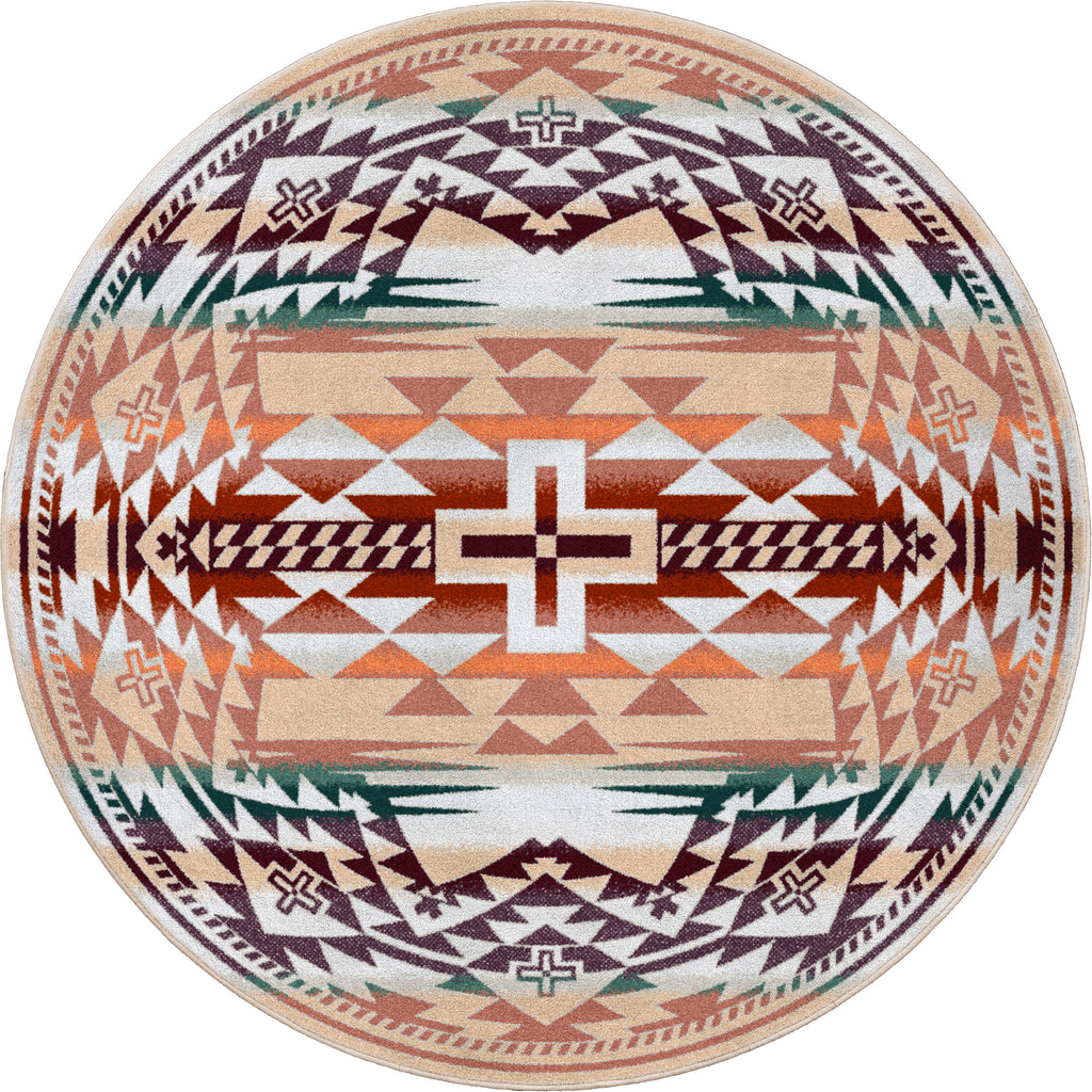 Rustic Cross OKA - Clay American Dakota Rugs
