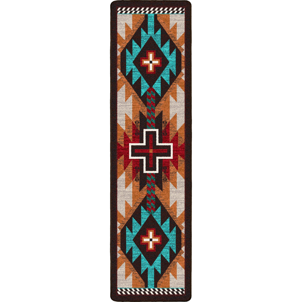 Rustic Cross OKA - Electric American Dakota Rugs
