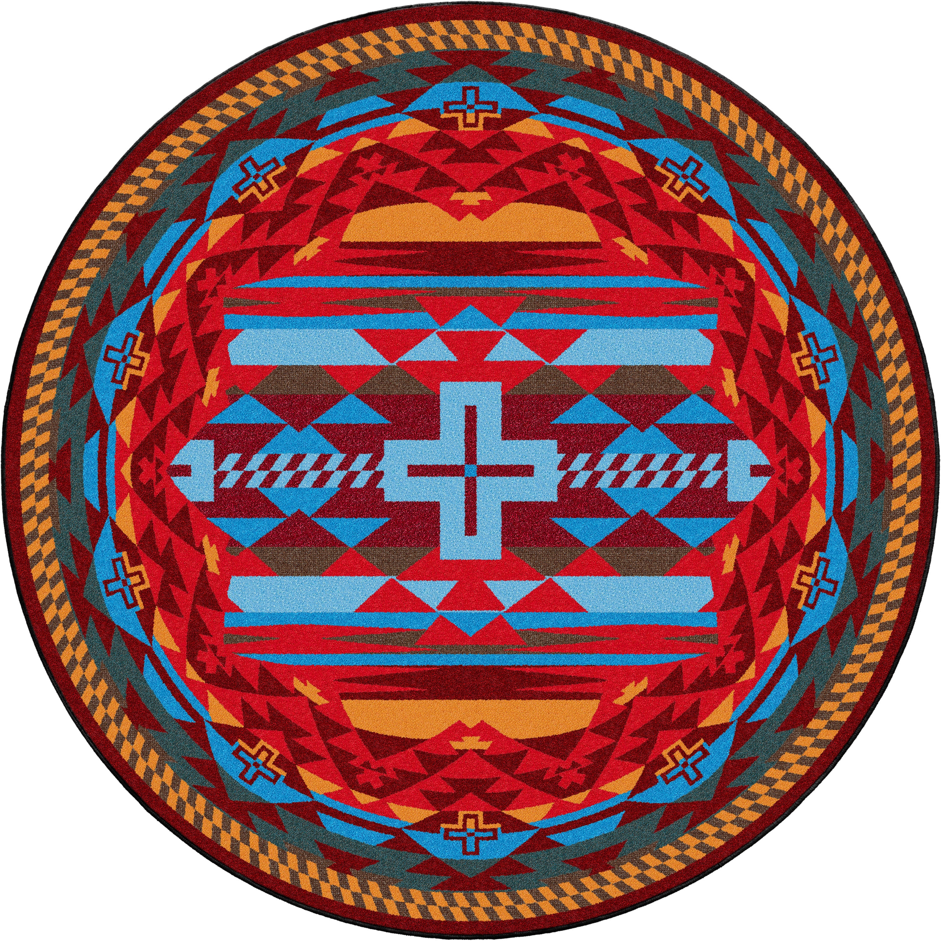 Rustic Cross - Sunset American Dakota Rugs