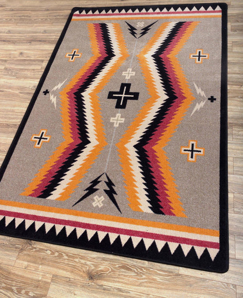 Fury Peaks Black Frame American Dakota Rugs