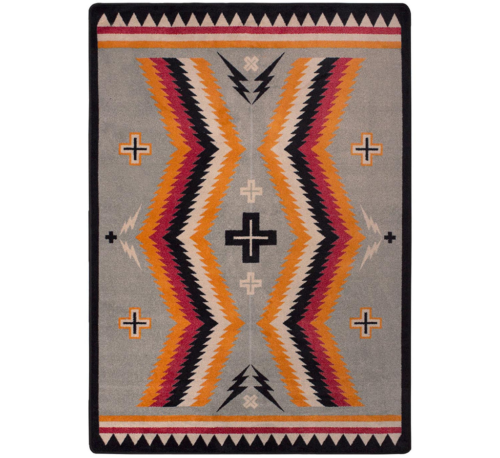 Fury Peaks Black Frame American Dakota Rugs
