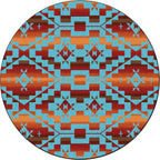 Sacred Trail - Red Burst American Dakota Rugs
