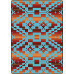 Sacred Trail - Red Burst American Dakota Rugs
