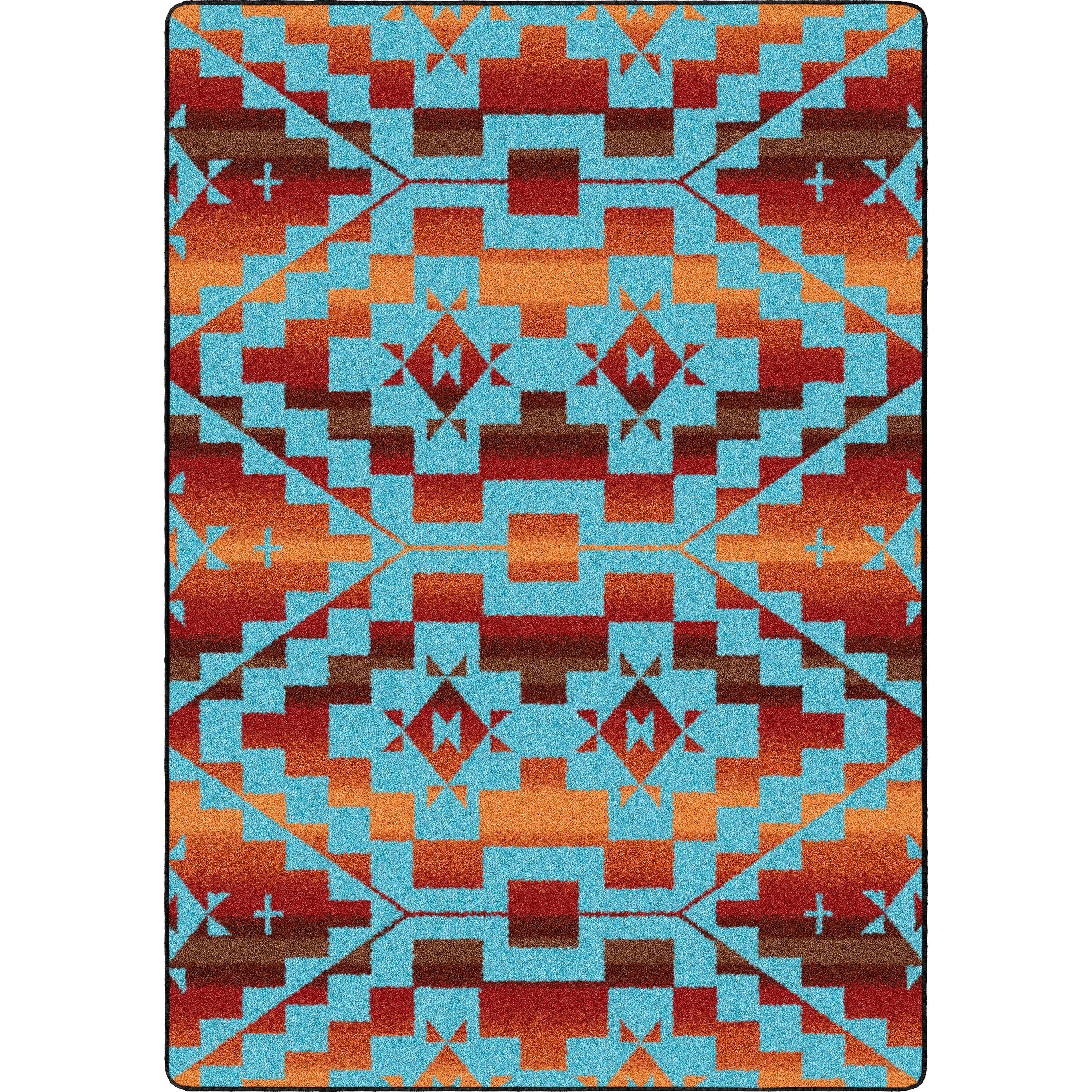 Sacred Trail - Red Burst American Dakota Rugs