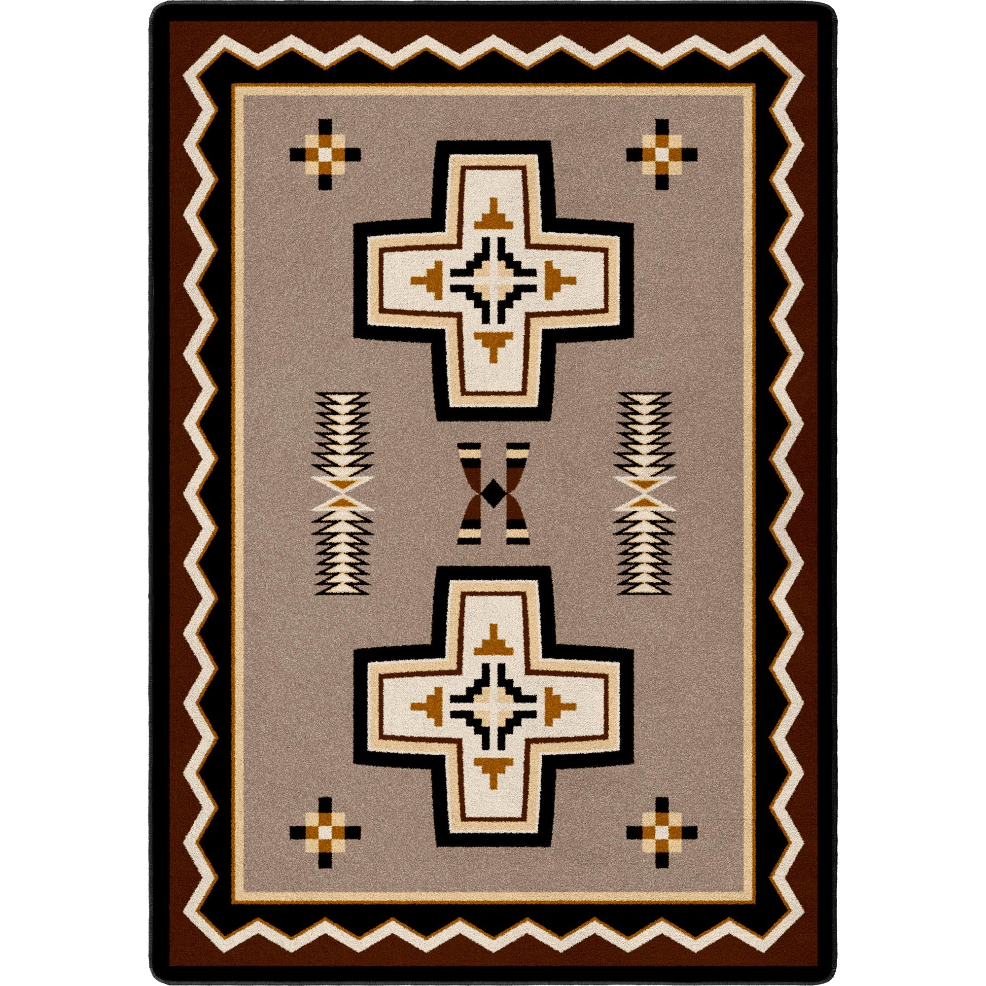 Saint Cross - Taupe American Dakota Rugs