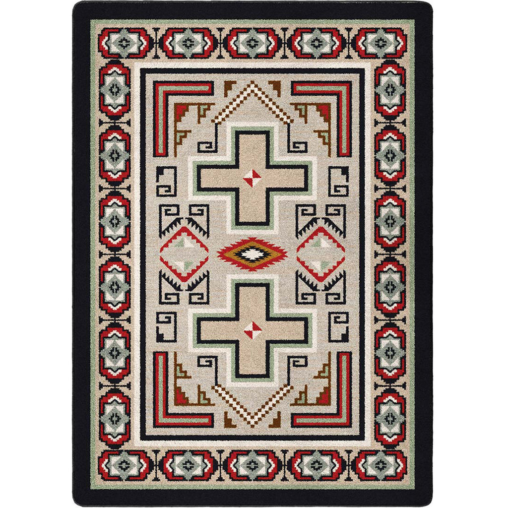Saw Tooth - Raincloud American Dakota Rugs