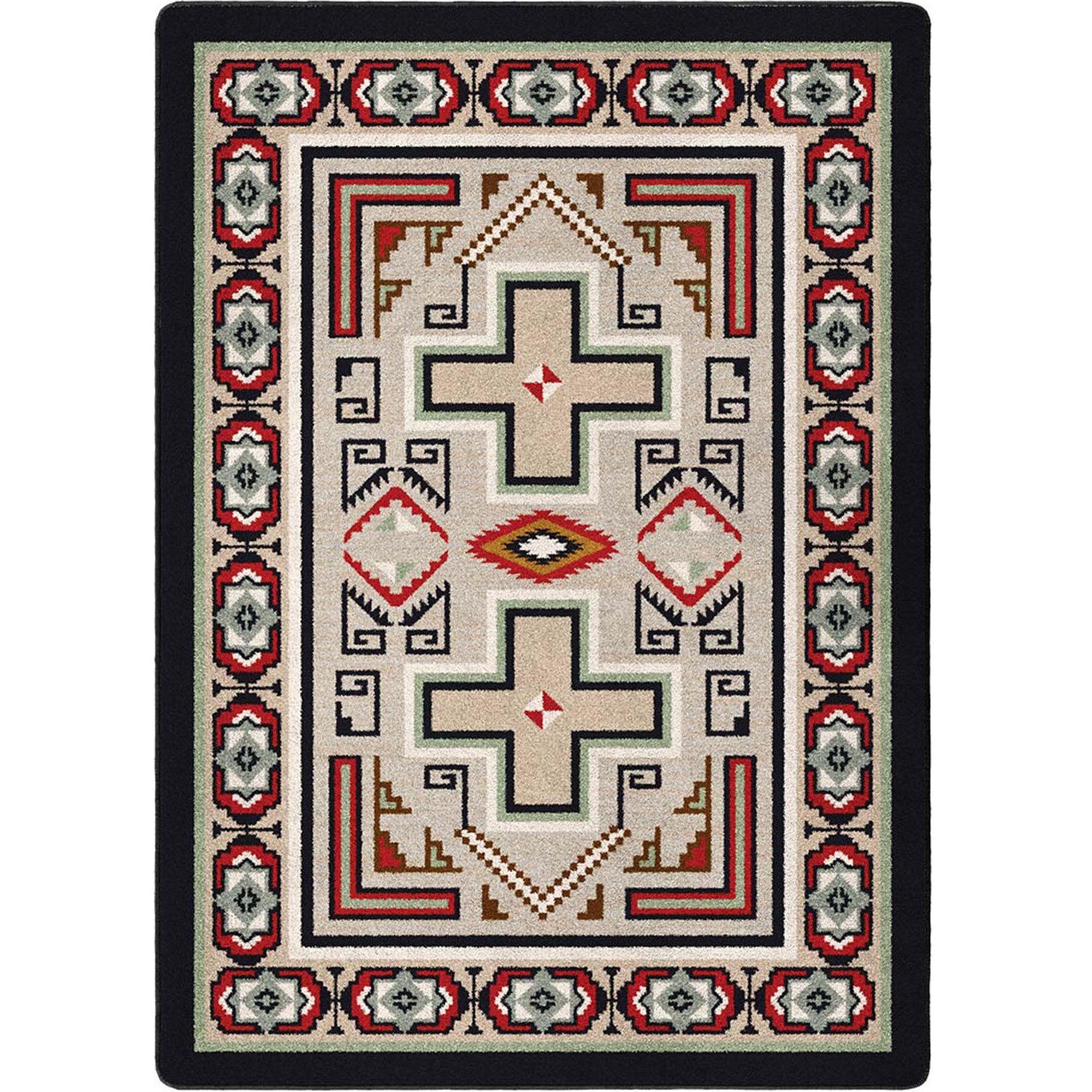 Saw Tooth - Raincloud American Dakota Rugs