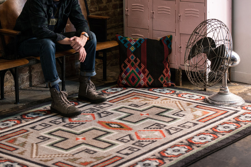 Saw Tooth - Raincloud American Dakota Rugs