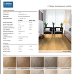 CORETEC PRO PREMIUM VV800                          - FAIRHAVEN OAK Coretec