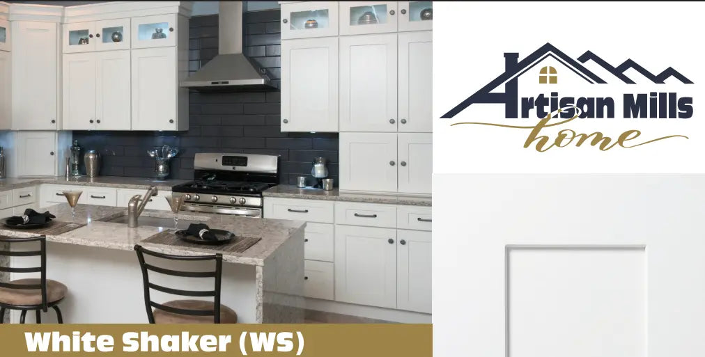 Artisan Mills Home Artisan Mills White Shaker 42" Bathroom Vanity Cabinet with Drawers (L/R) Artisan Mills Home