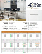 Artisan Mills Home Artisan Mills White Shaker 42" Bathroom Vanity Cabinet with Drawers (L/R) Artisan Mills Home