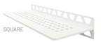 Schluter-SHELF-W Rectangular Wall Shelf - Square Design Schluter