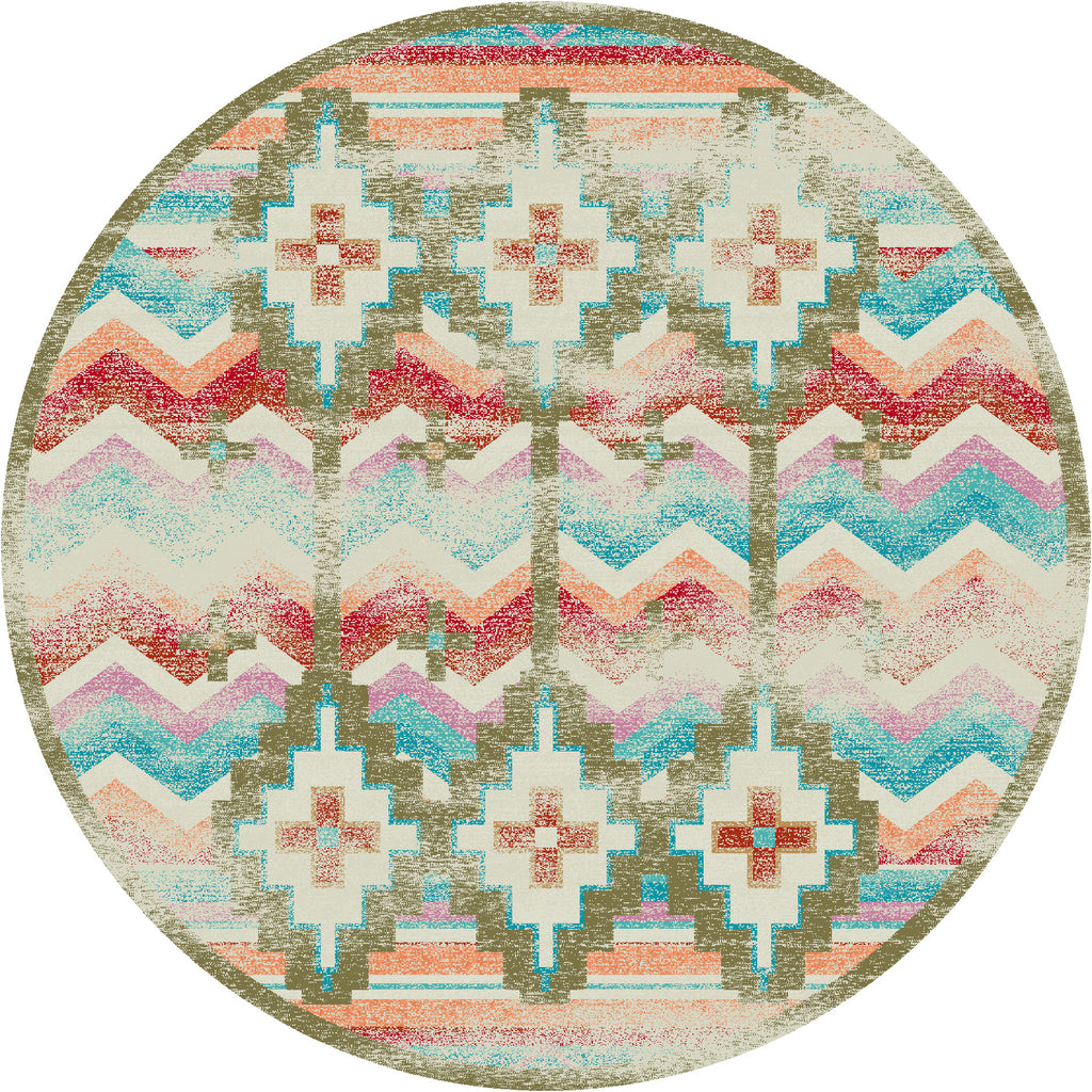 Shake Your Shawl - Distressed Bright American Dakota Rugs