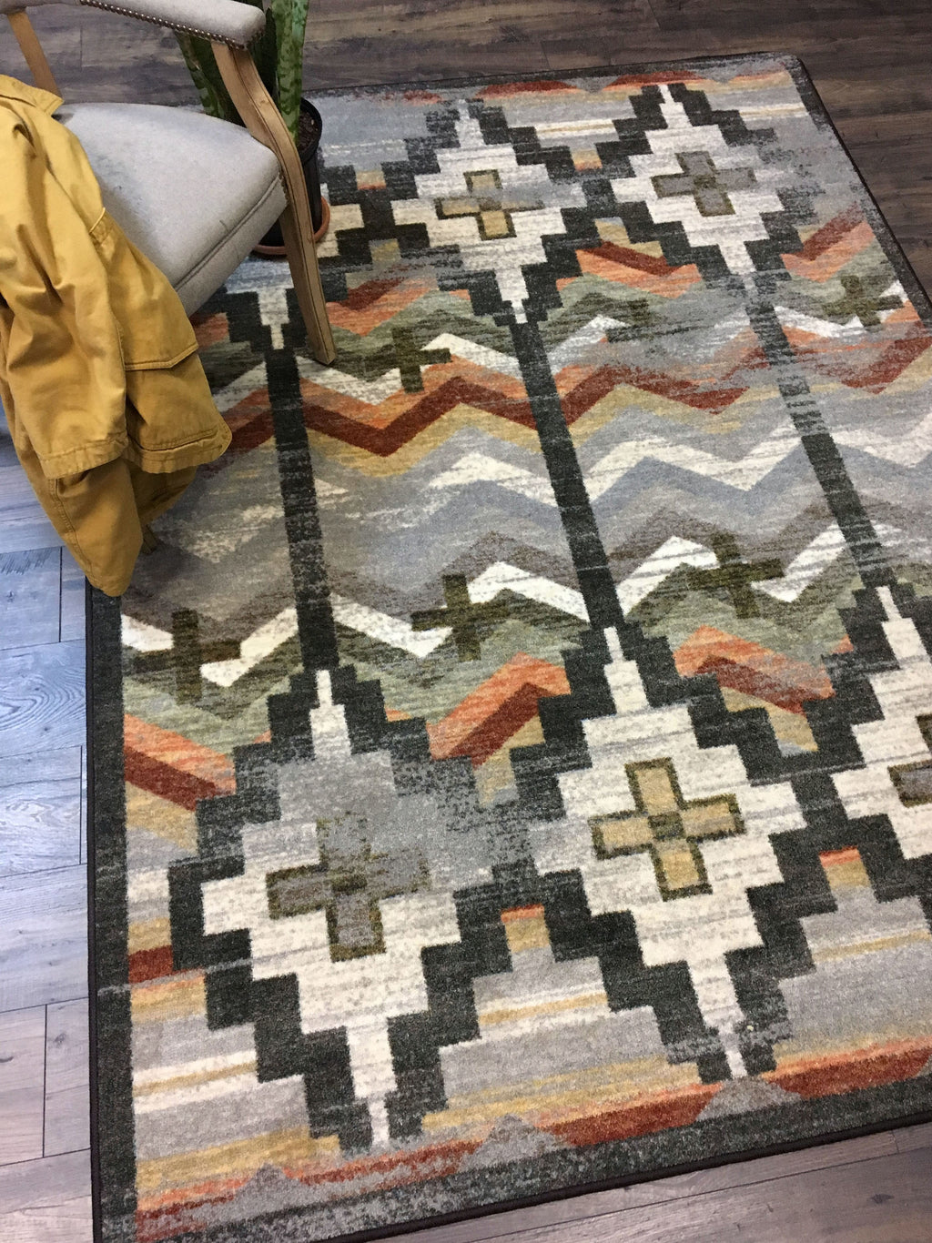 Shake Your Shawl - Distressed Harvest American Dakota Rugs