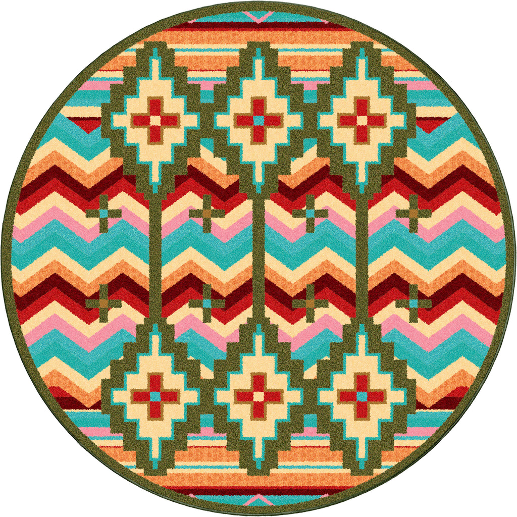 Shake Your Shawl - Bright American Dakota Rugs