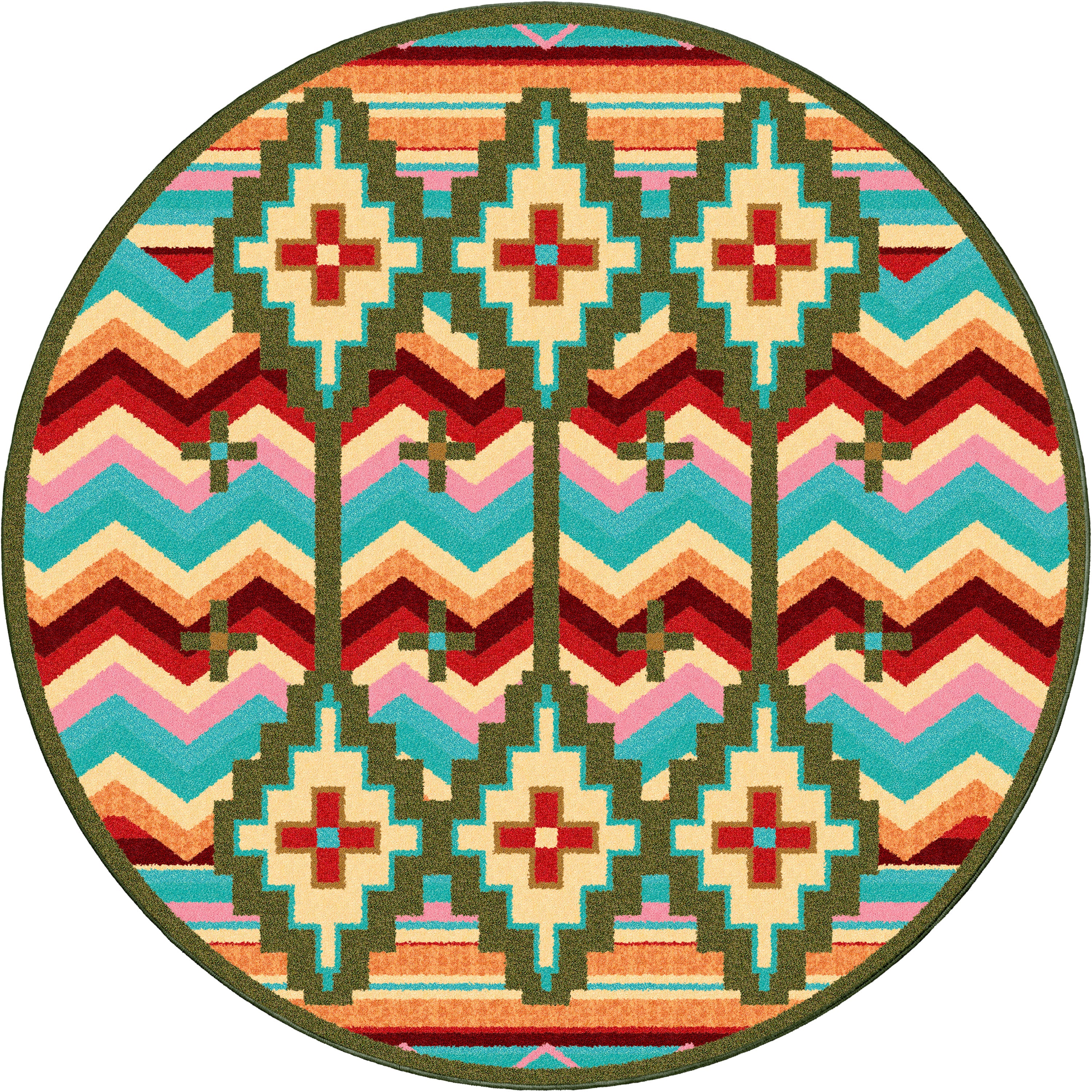 Shake Your Shawl - Bright American Dakota Rugs