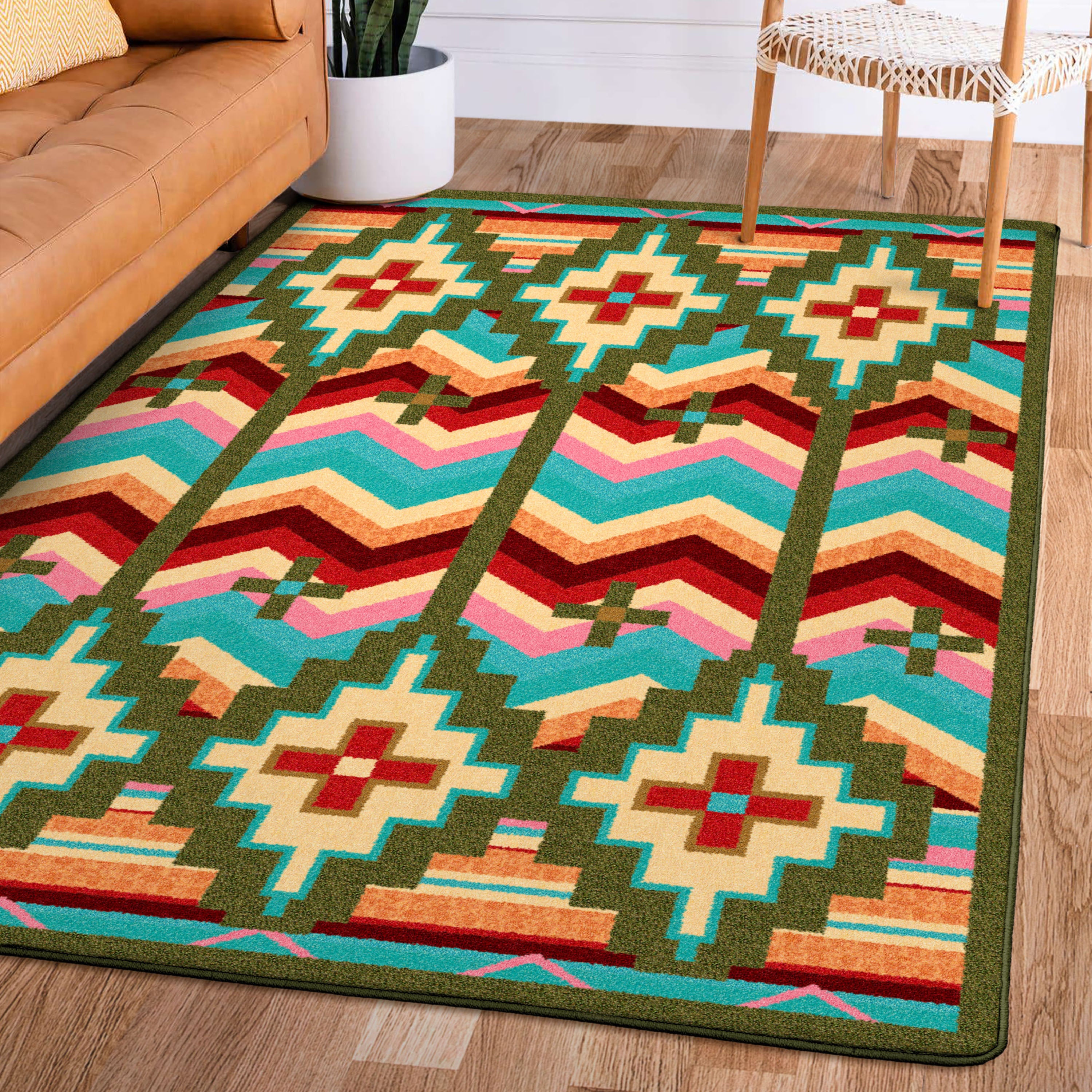 Shake Your Shawl - Bright American Dakota Rugs
