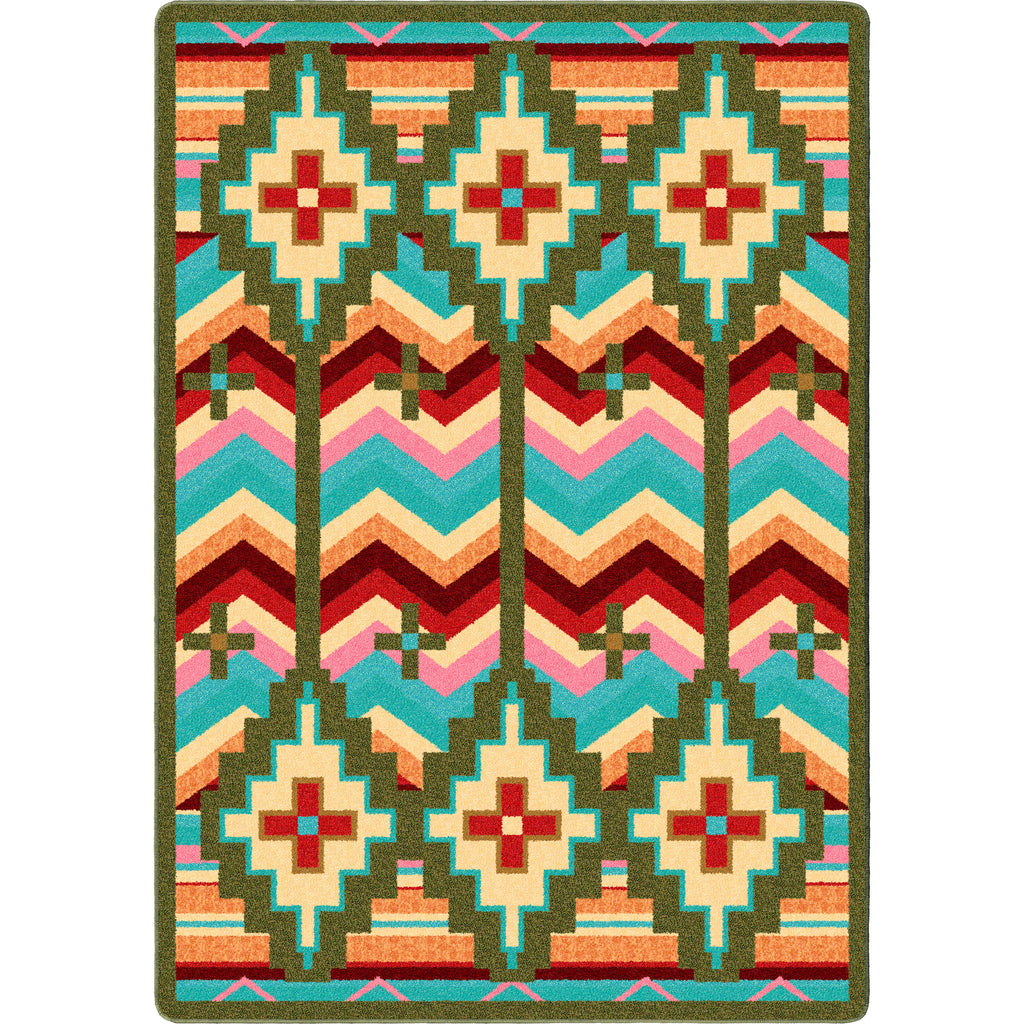 Shake Your Shawl - Bright American Dakota Rugs