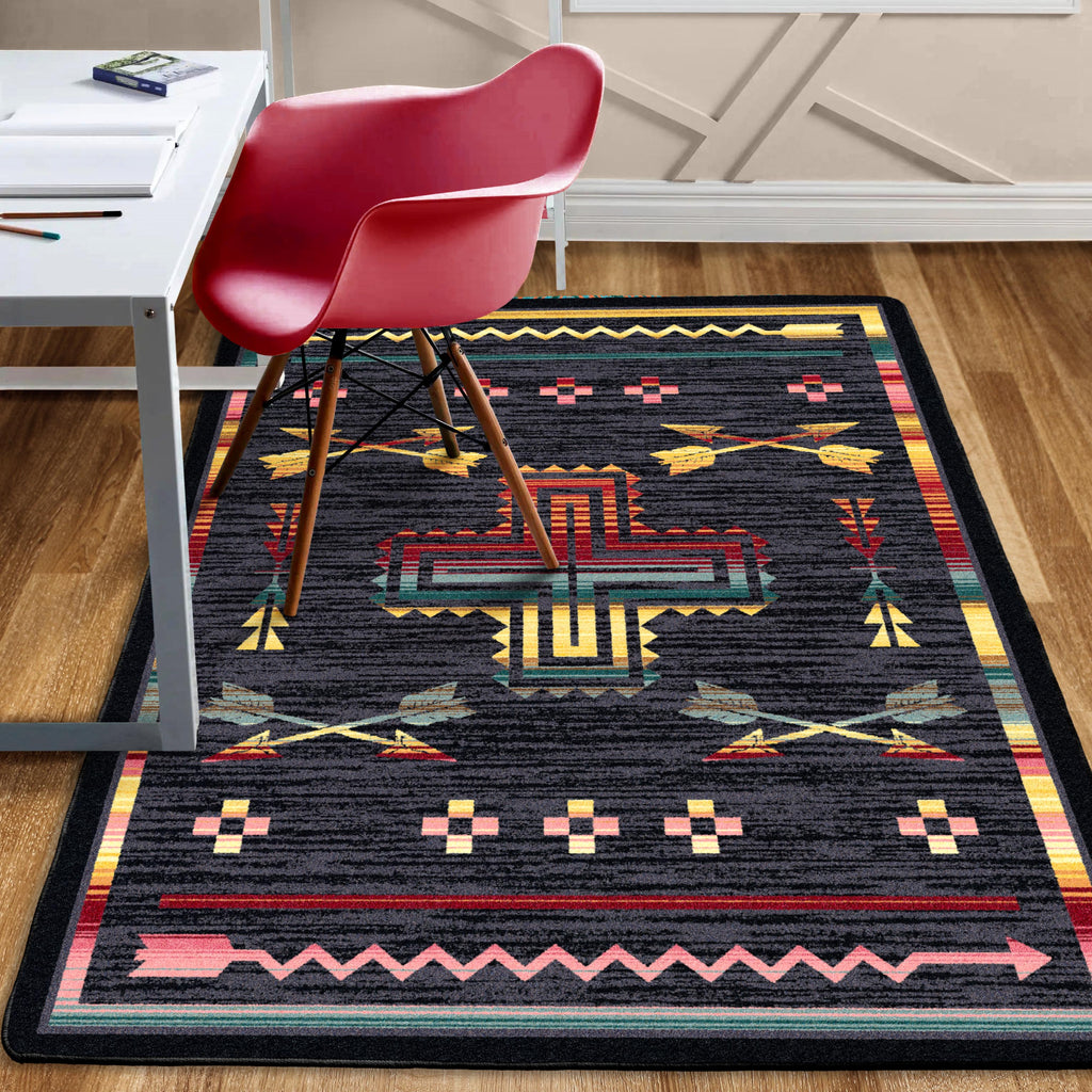 Shoot Me Straight - Gray American Dakota Rugs