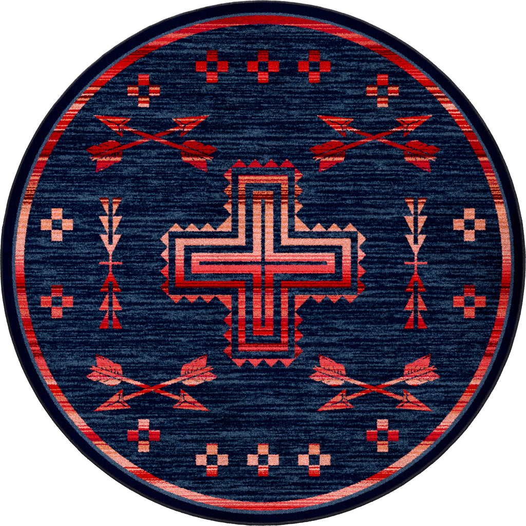Shoot Me Straight - Power Red American Dakota Rugs