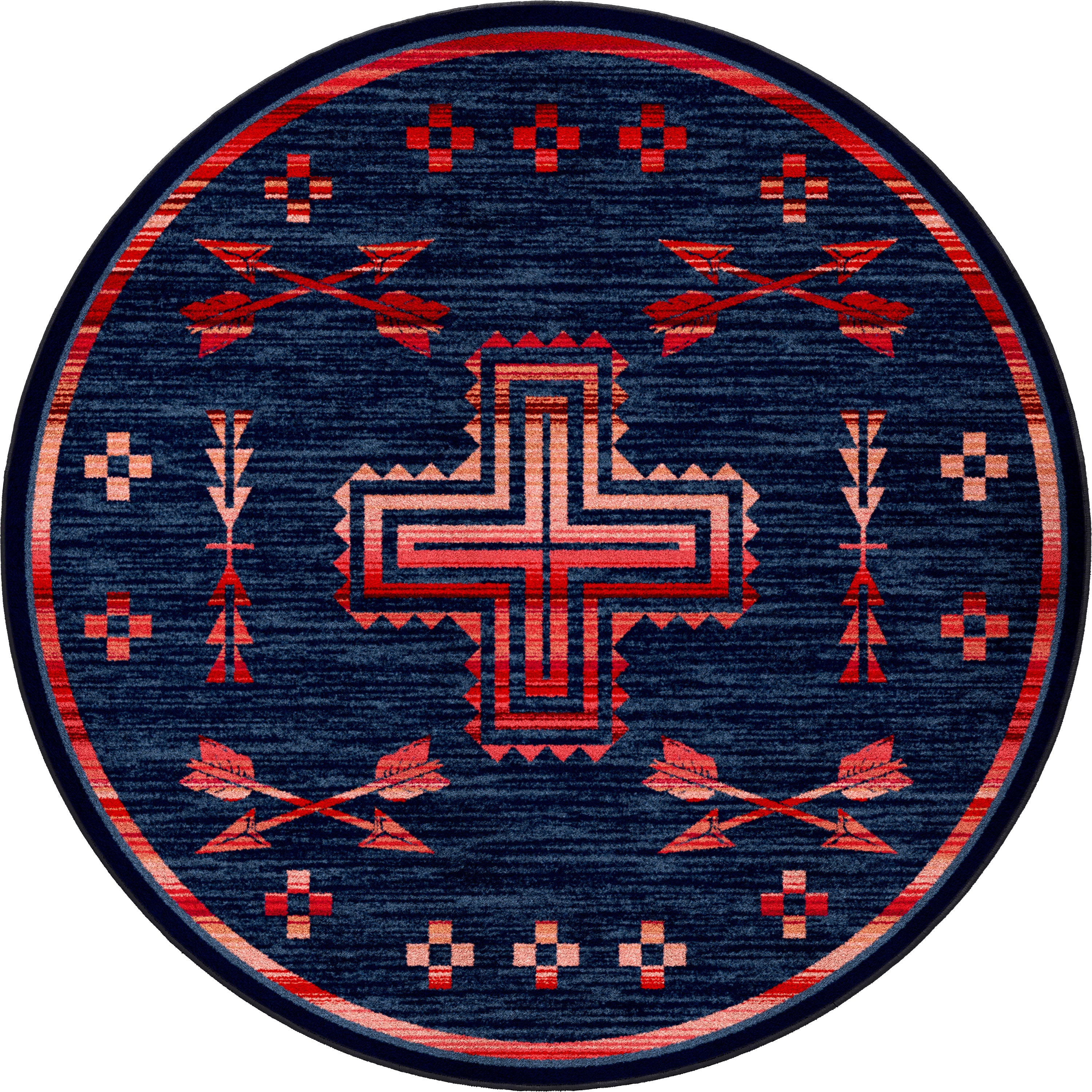 Shoot Me Straight - Power Red American Dakota Rugs