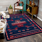 Shoot Me Straight - Power Red American Dakota Rugs