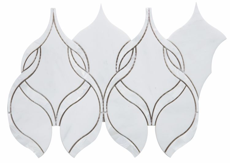 Prestige Polished Marble Decorative Mosaic Elysium