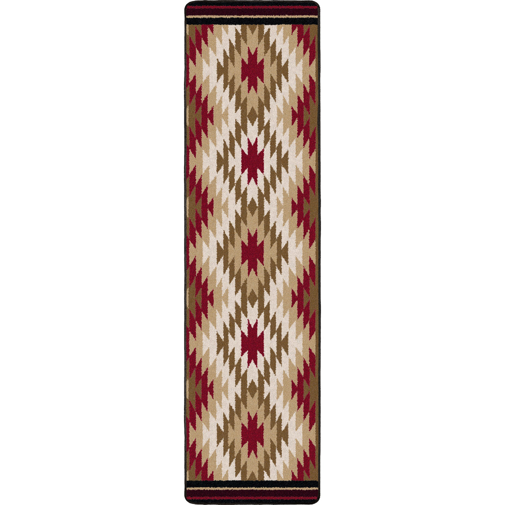Starburst - Red American Dakota Rugs