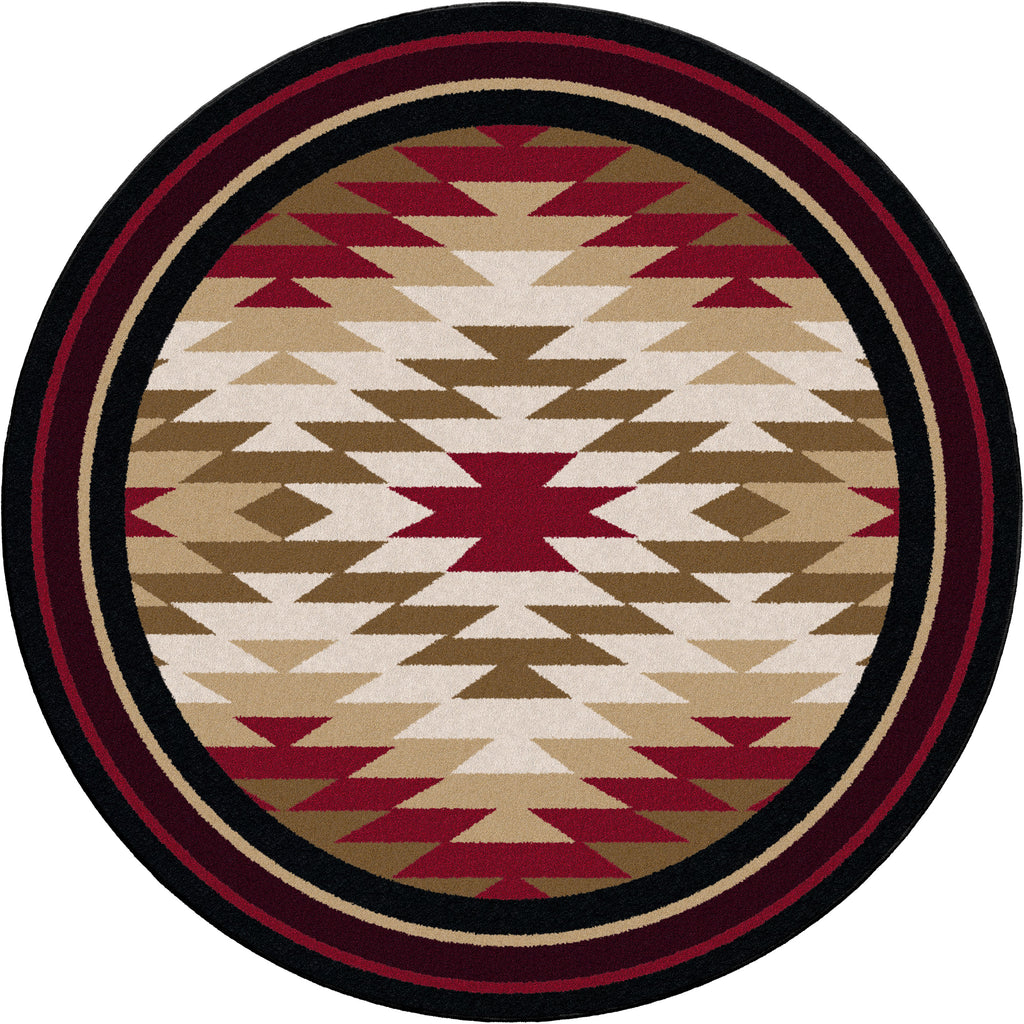 Starburst - Red American Dakota Rugs