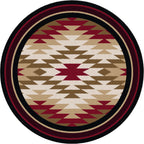 Starburst - Red American Dakota Rugs