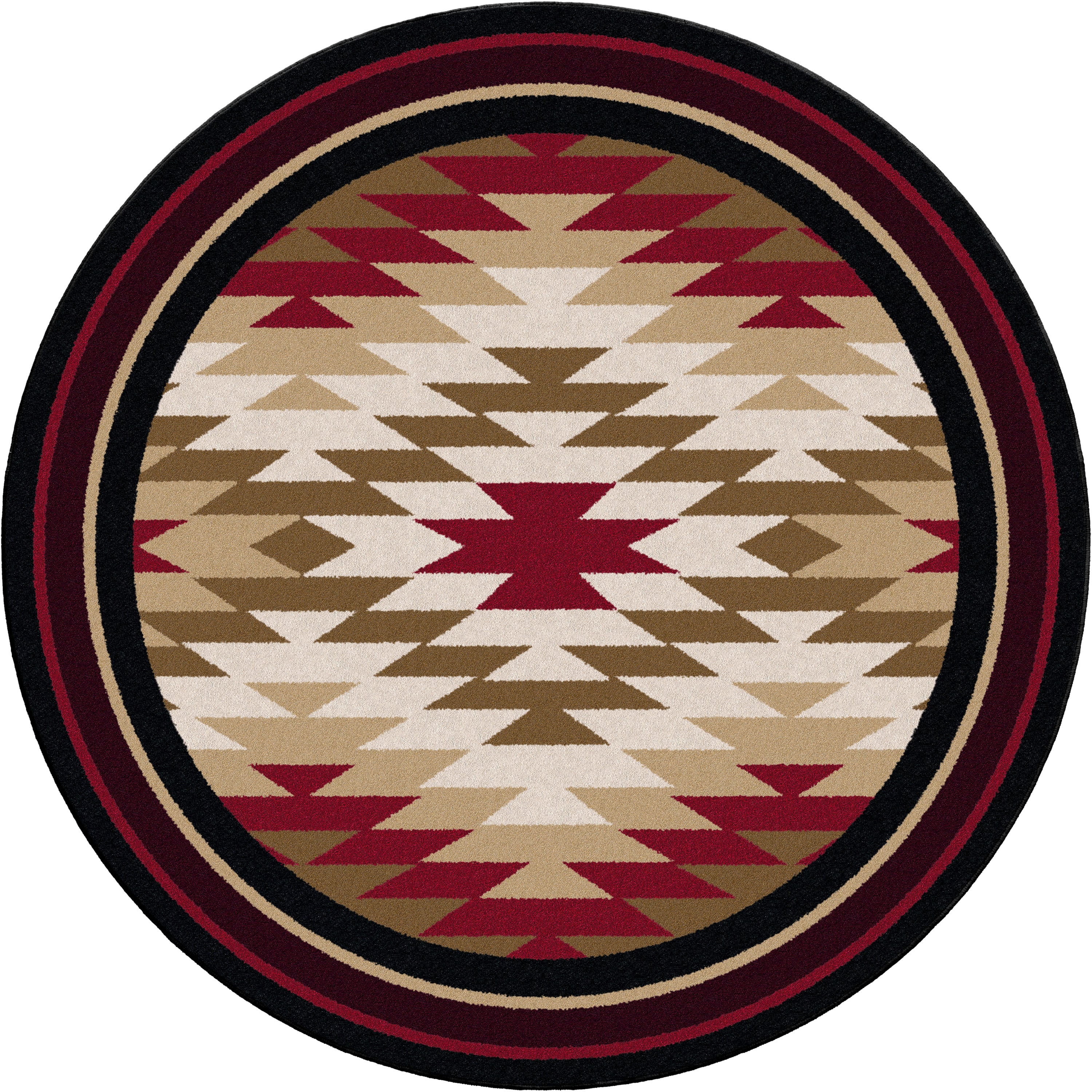 Starburst - Red American Dakota Rugs