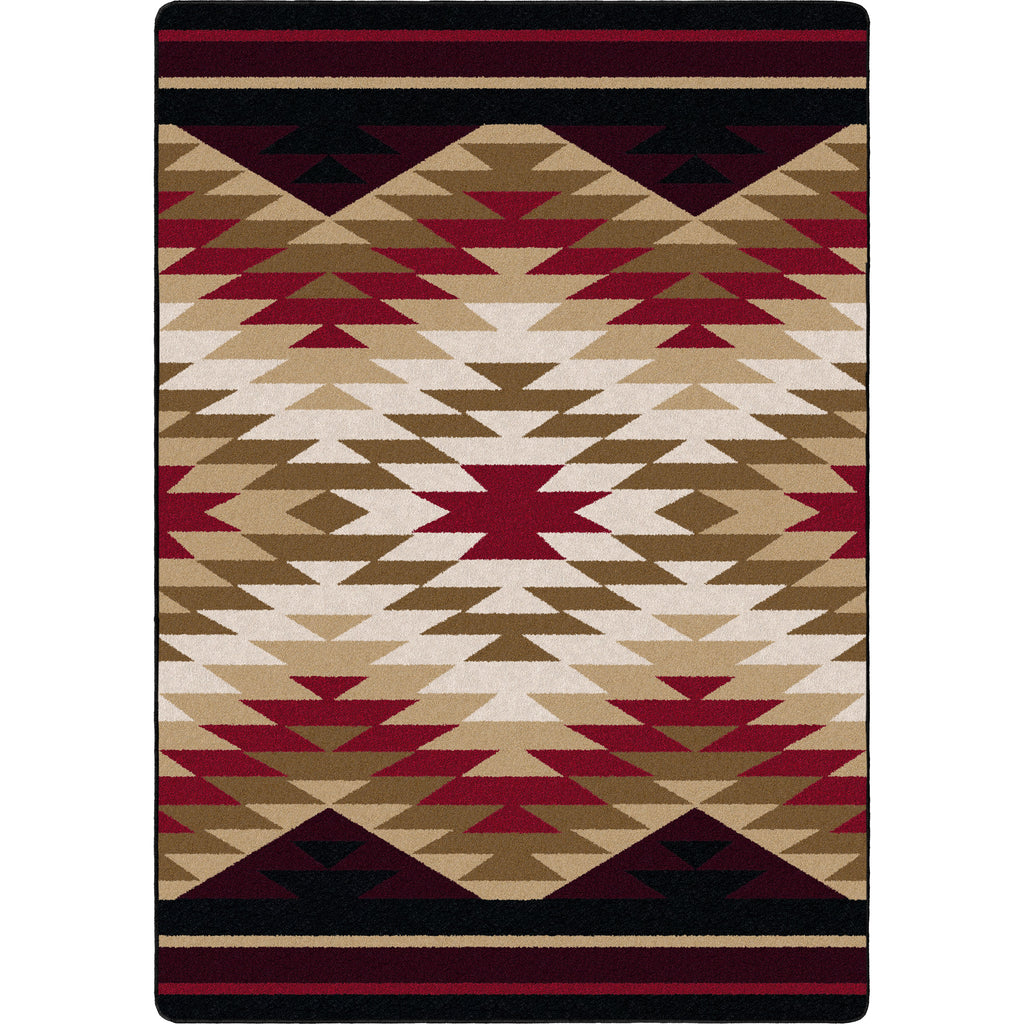 Starburst - Red American Dakota Rugs