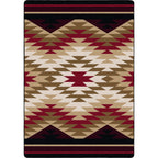 Starburst - Red American Dakota Rugs