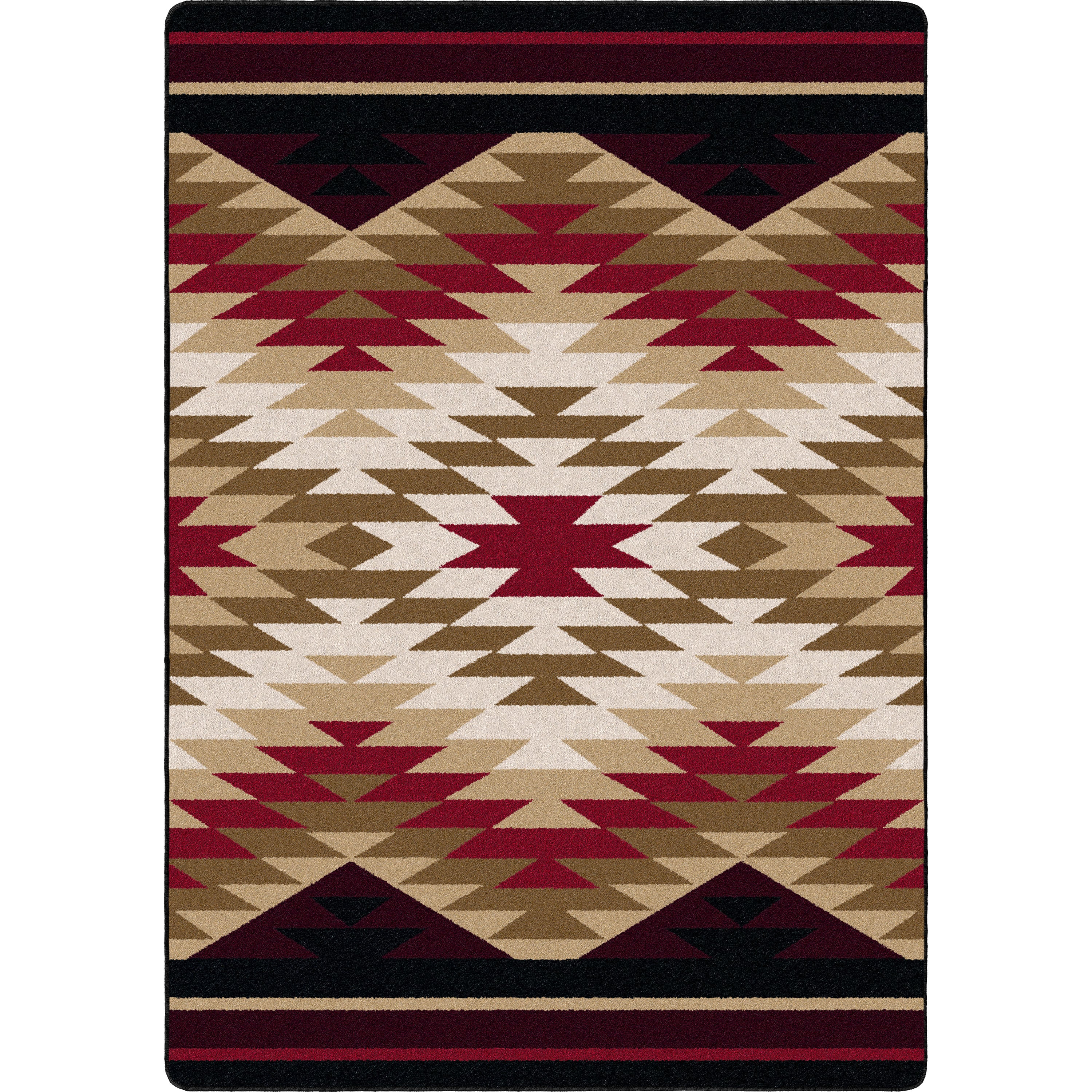 Starburst - Red American Dakota Rugs