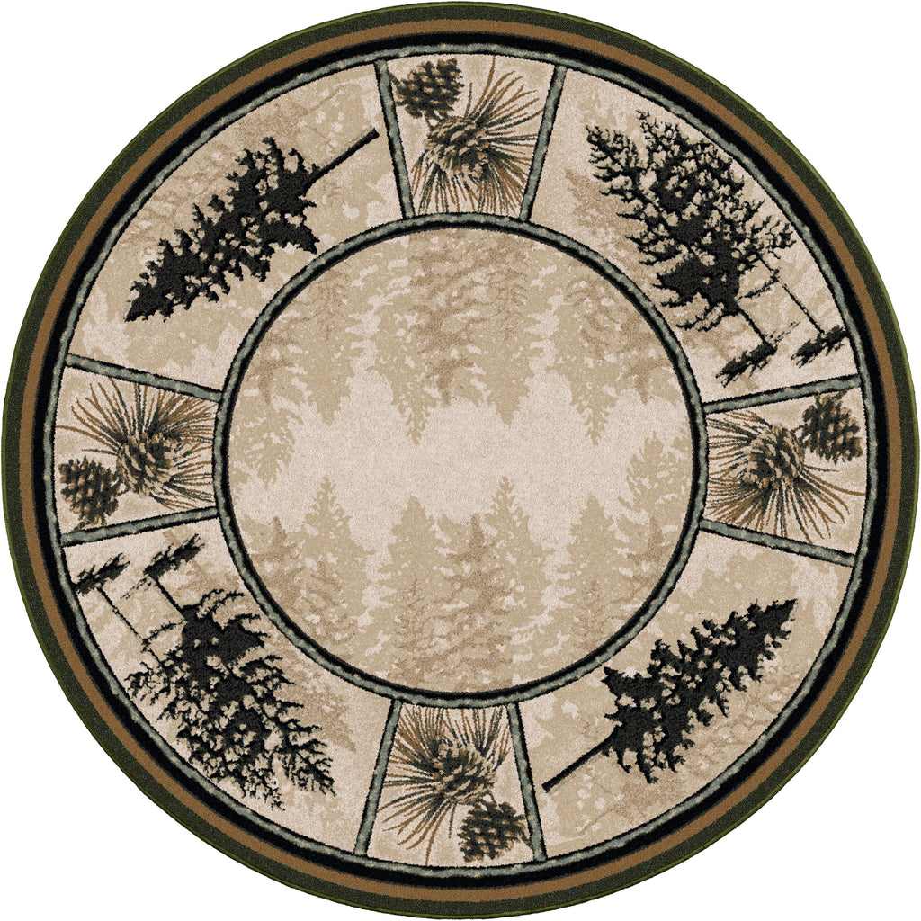 Stoic Pines Forest American Dakota Rugs