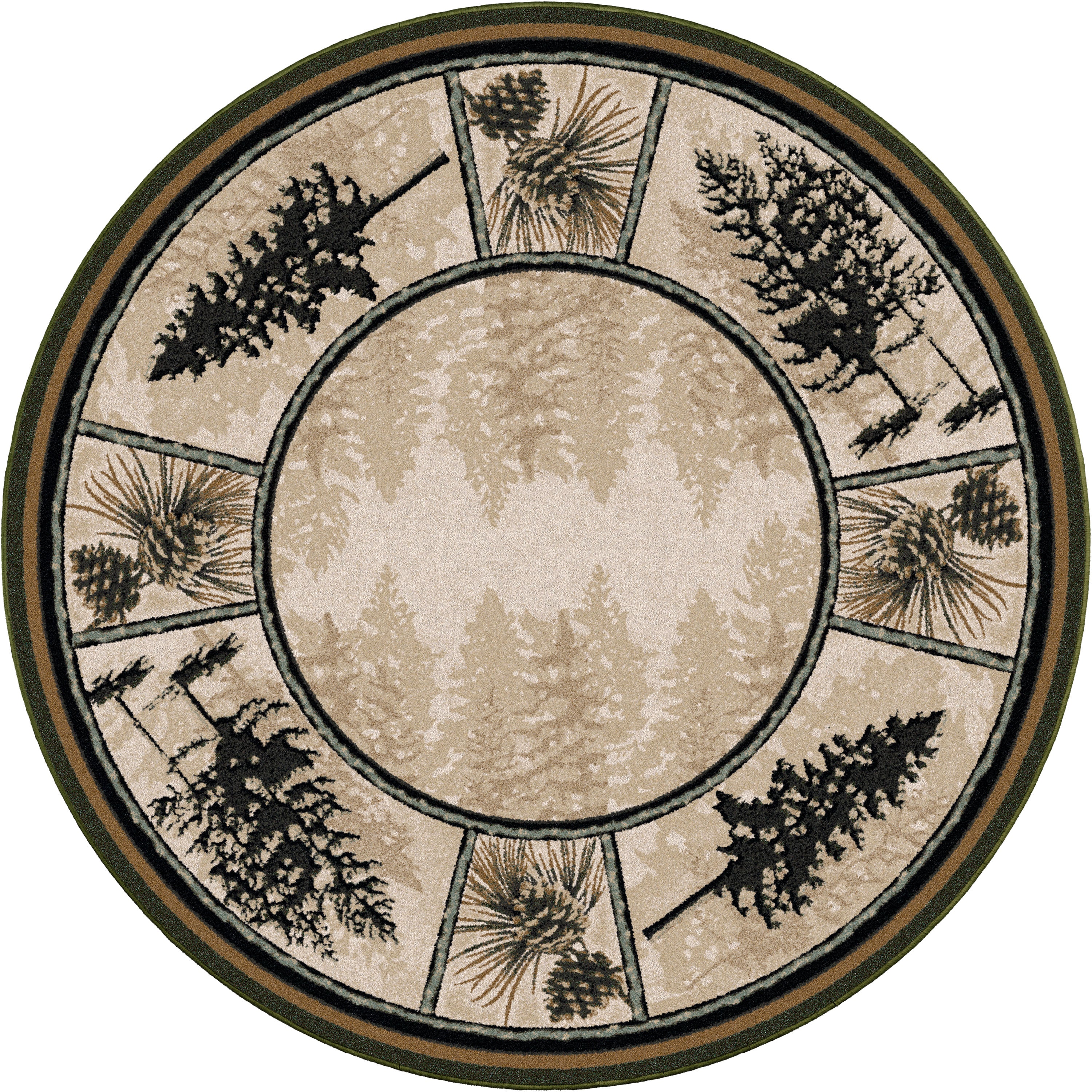 Stoic Pines Forest American Dakota Rugs