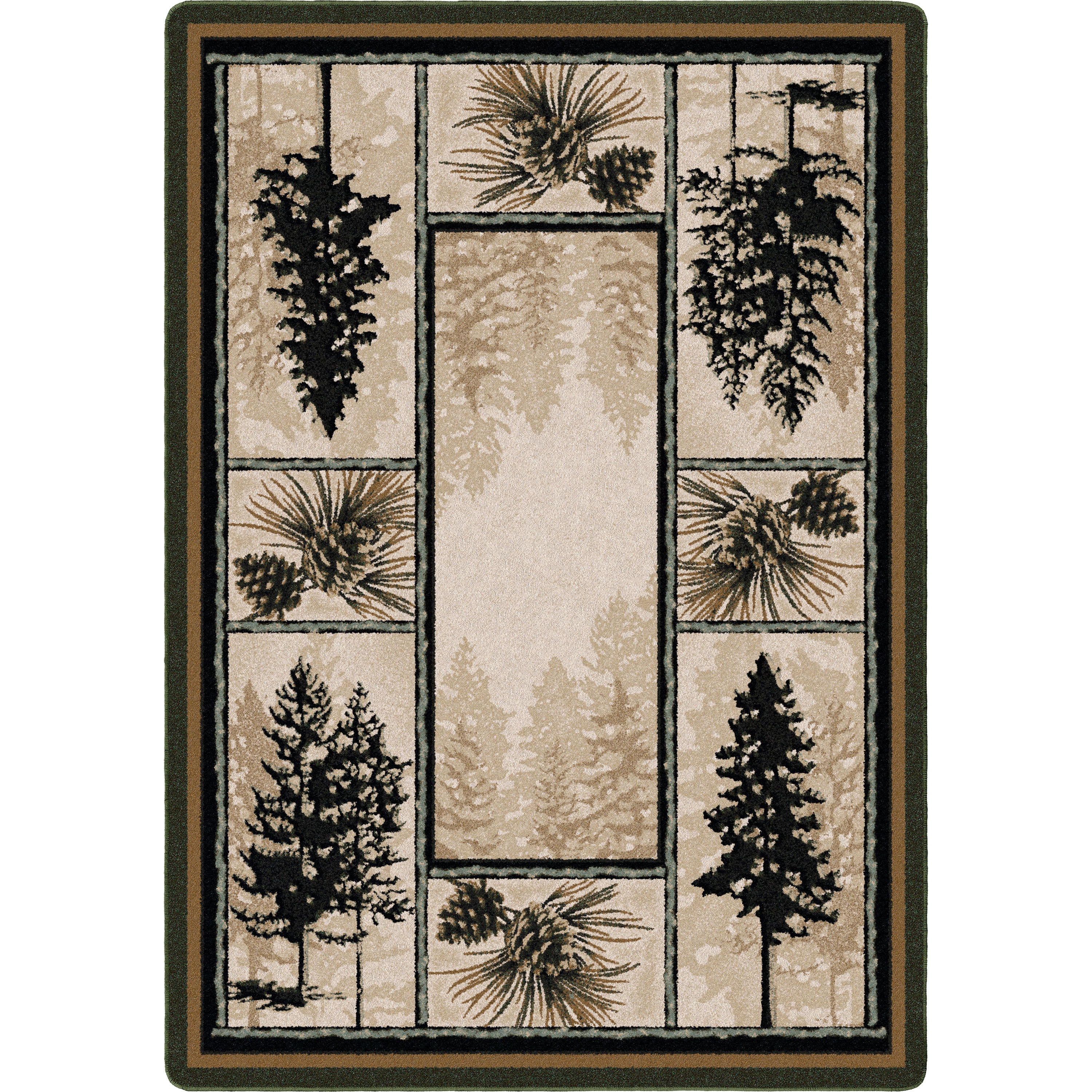 Stoic Pines Forest American Dakota Rugs
