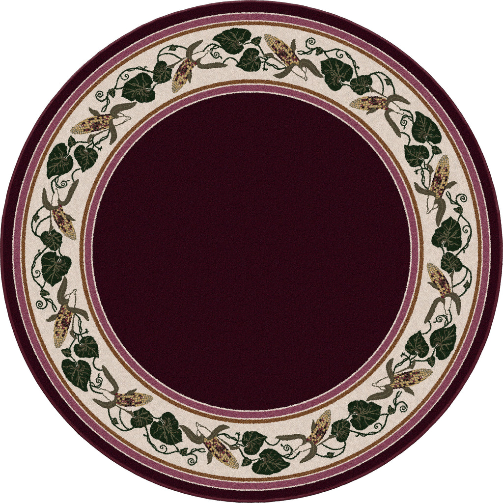 Three Sisters - Garnet American Dakota Rugs