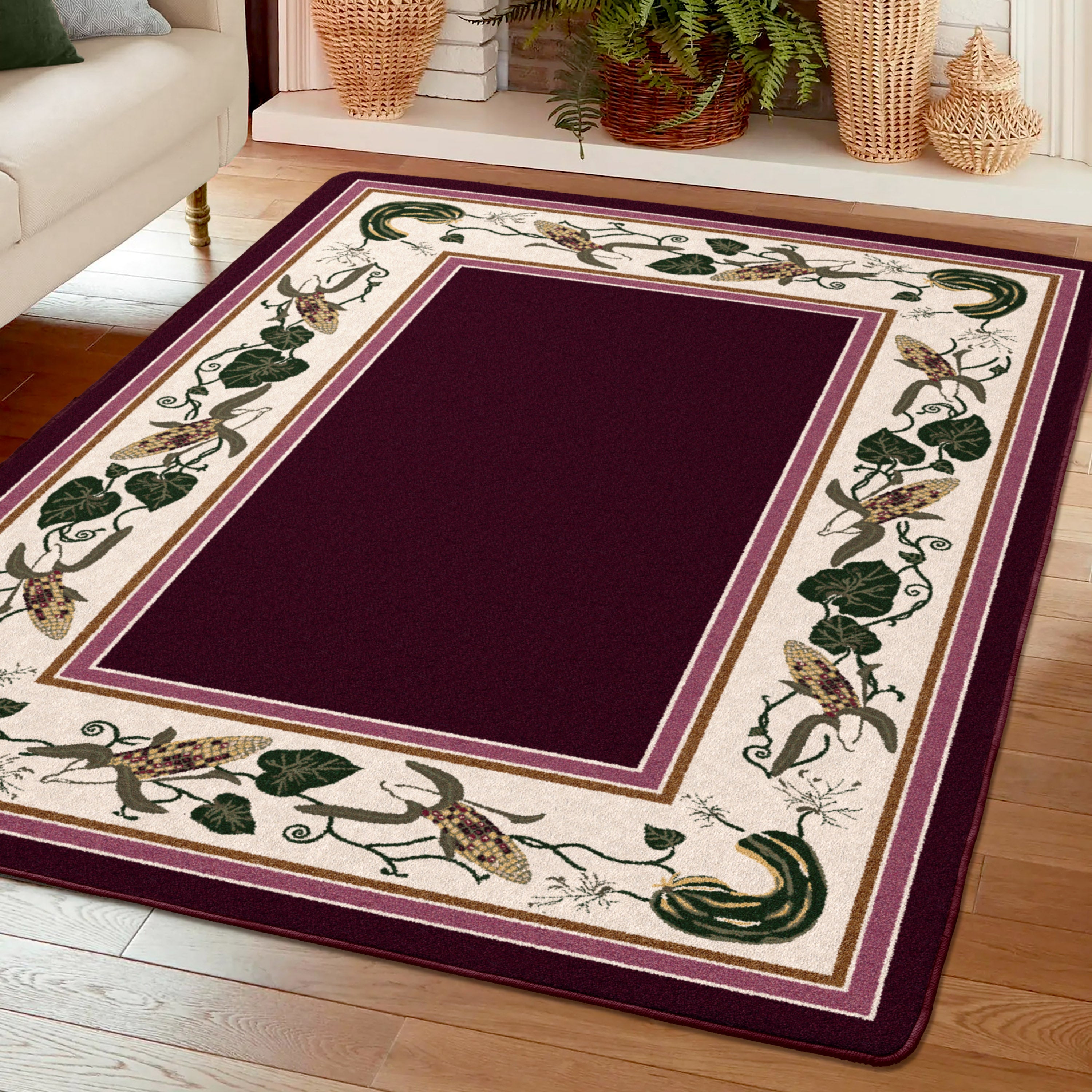 Three Sisters - Garnet American Dakota Rugs
