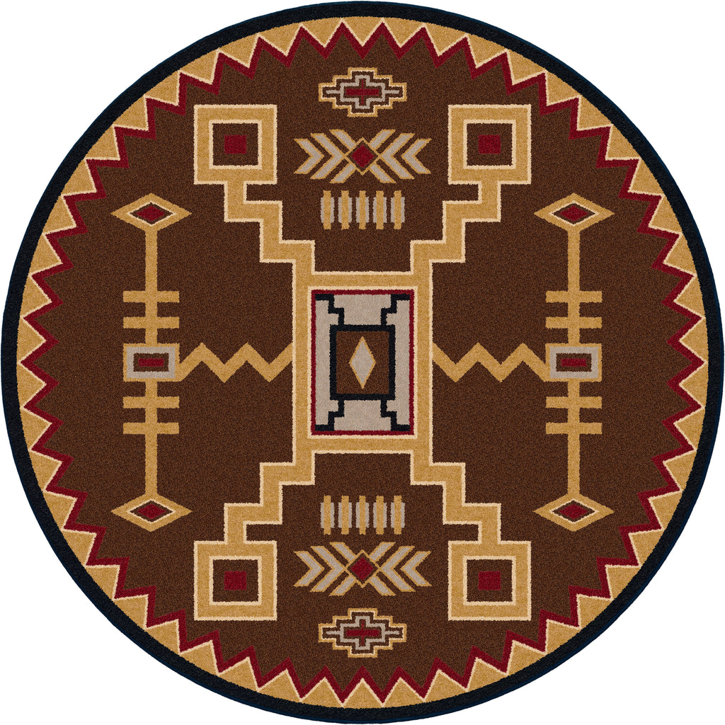 Thunderstorm - Brown American Dakota Rugs