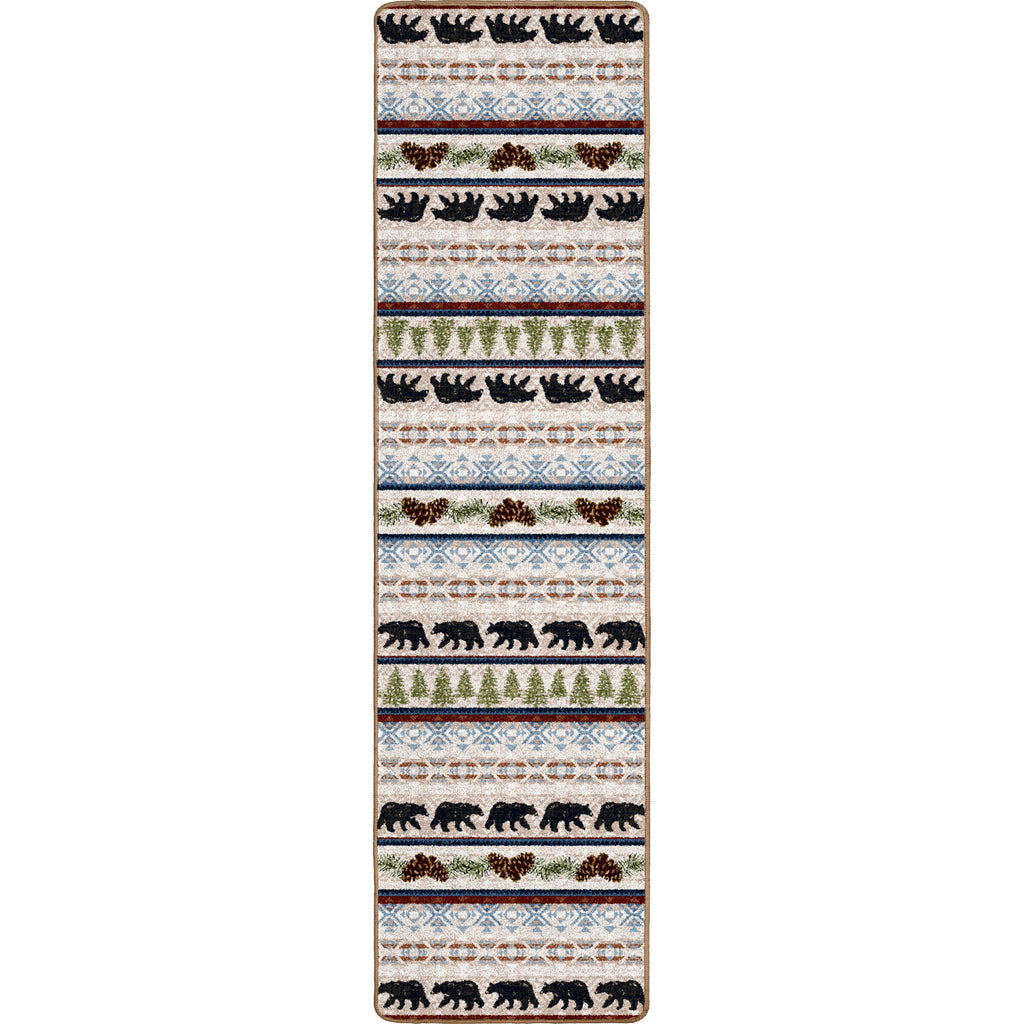 Trailside Bear Natural American Dakota Rugs