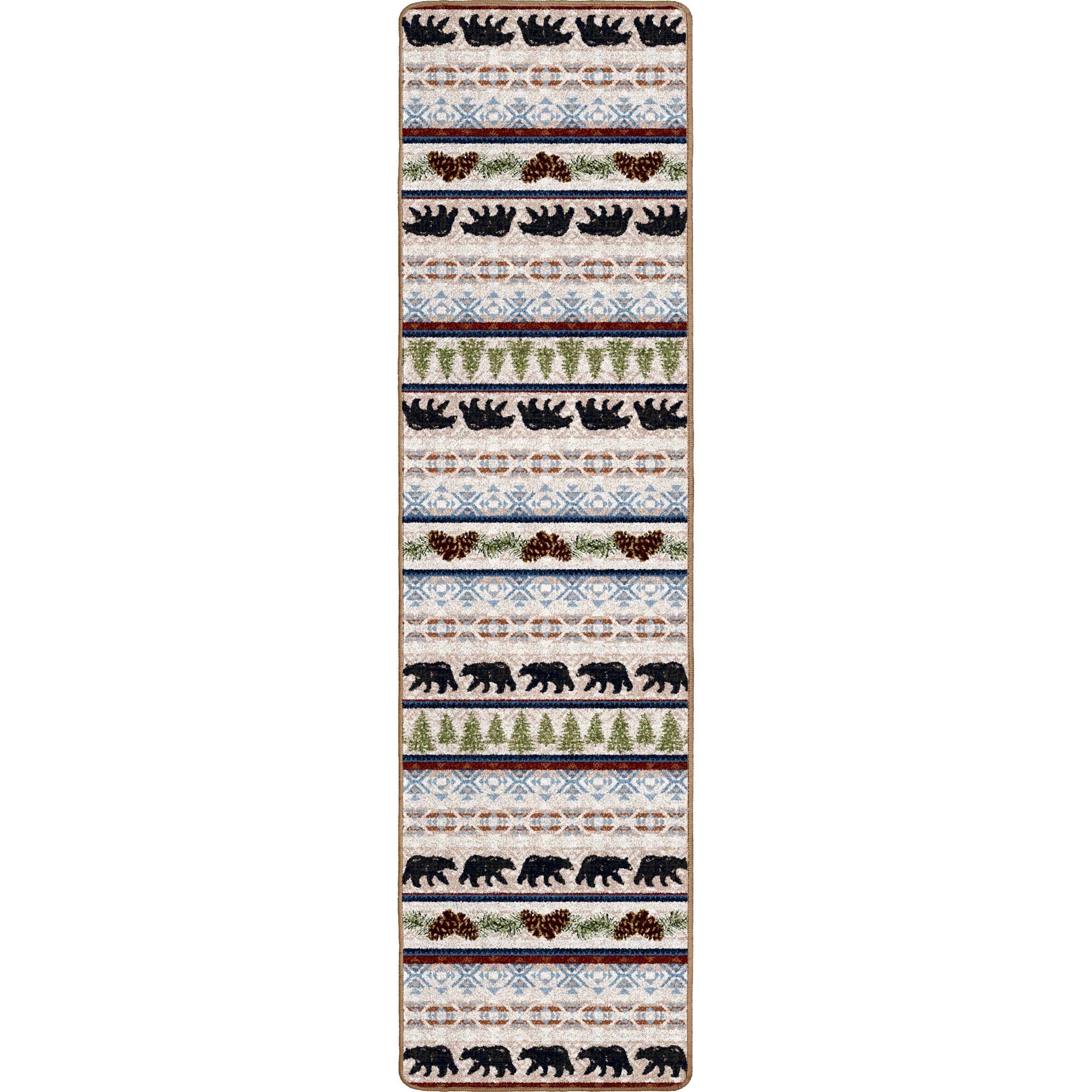 Trailside Bear Natural American Dakota Rugs