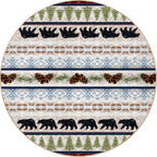 Trailside Bear Natural American Dakota Rugs