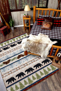 Trailside Bear Natural American Dakota Rugs