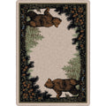Twin Bears Green American Dakota Rugs