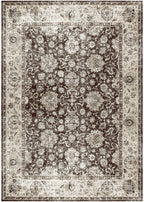 Mayberry Rugs Vintage Thebes Charcoal Area Rug – Distressed Traditional Rug Mayberry Rug