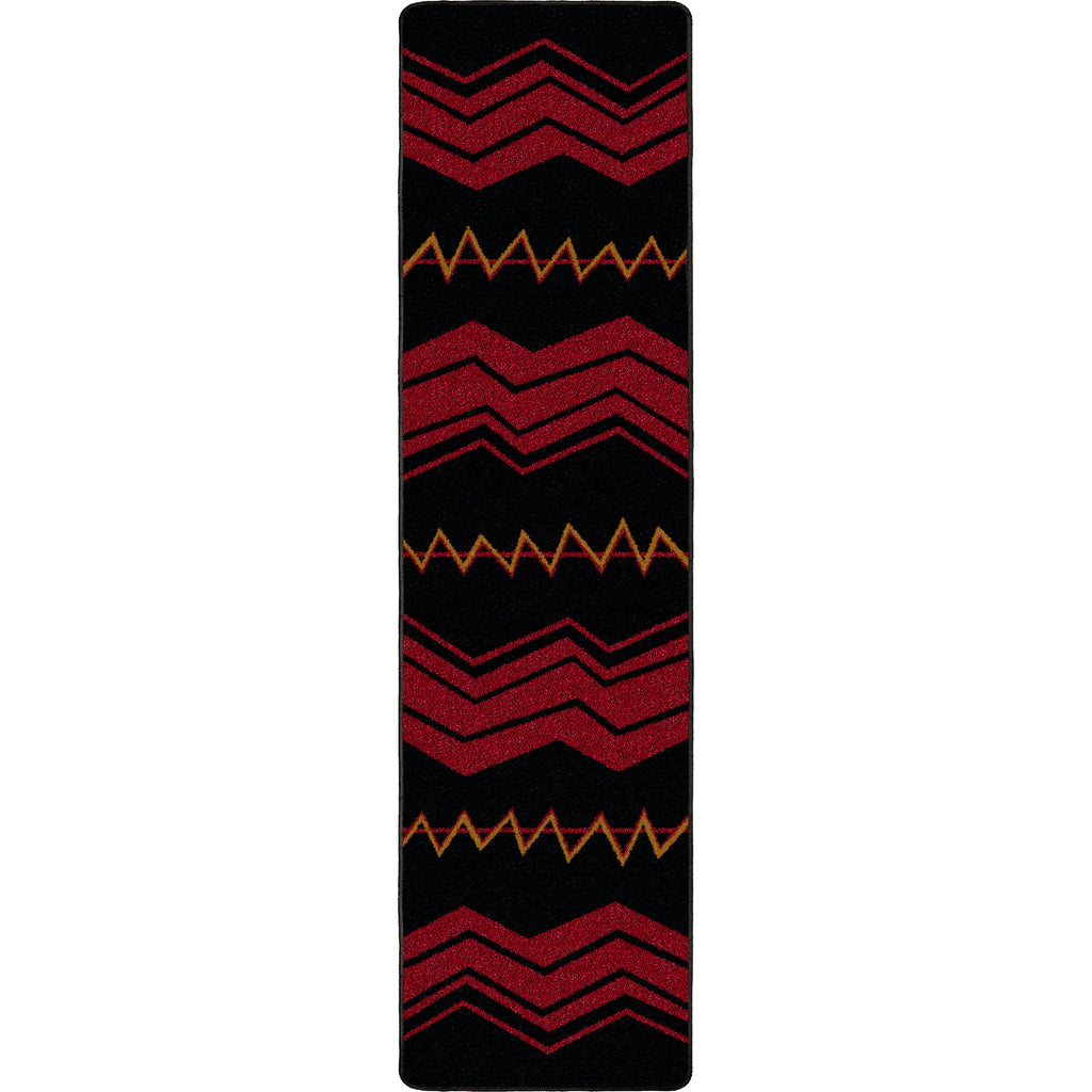 War Path2 - Black American Dakota Rugs