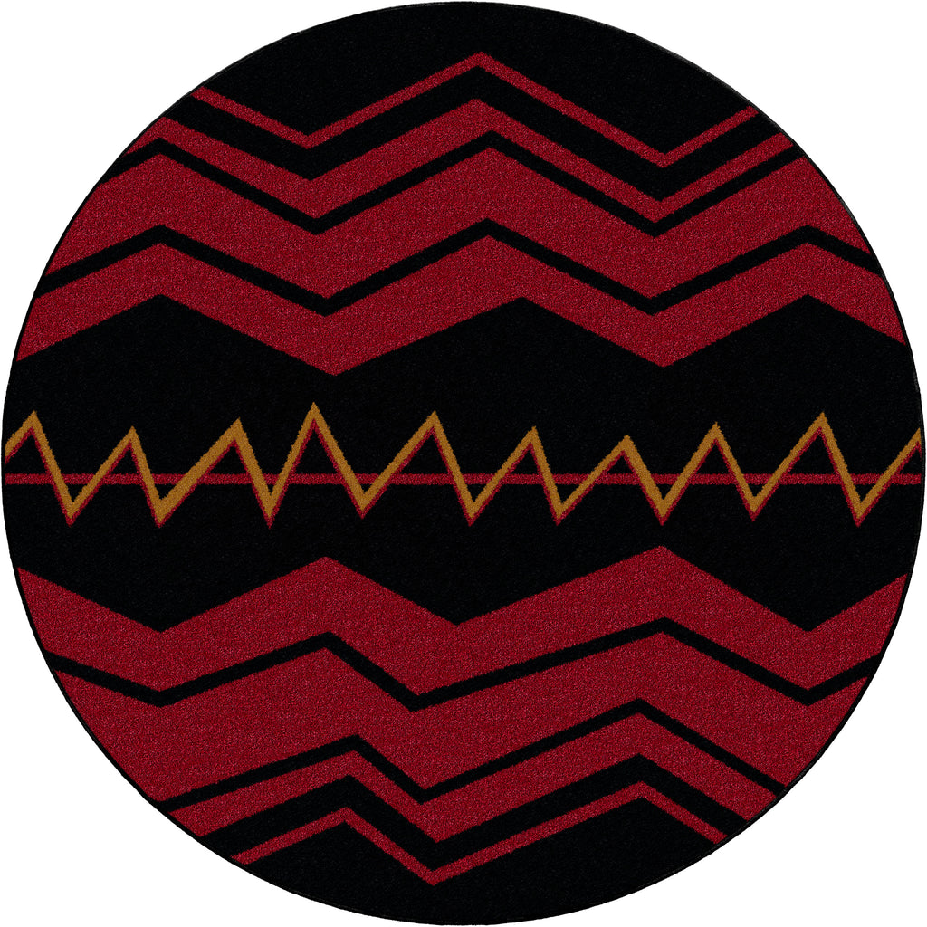War Path2 - Black American Dakota Rugs