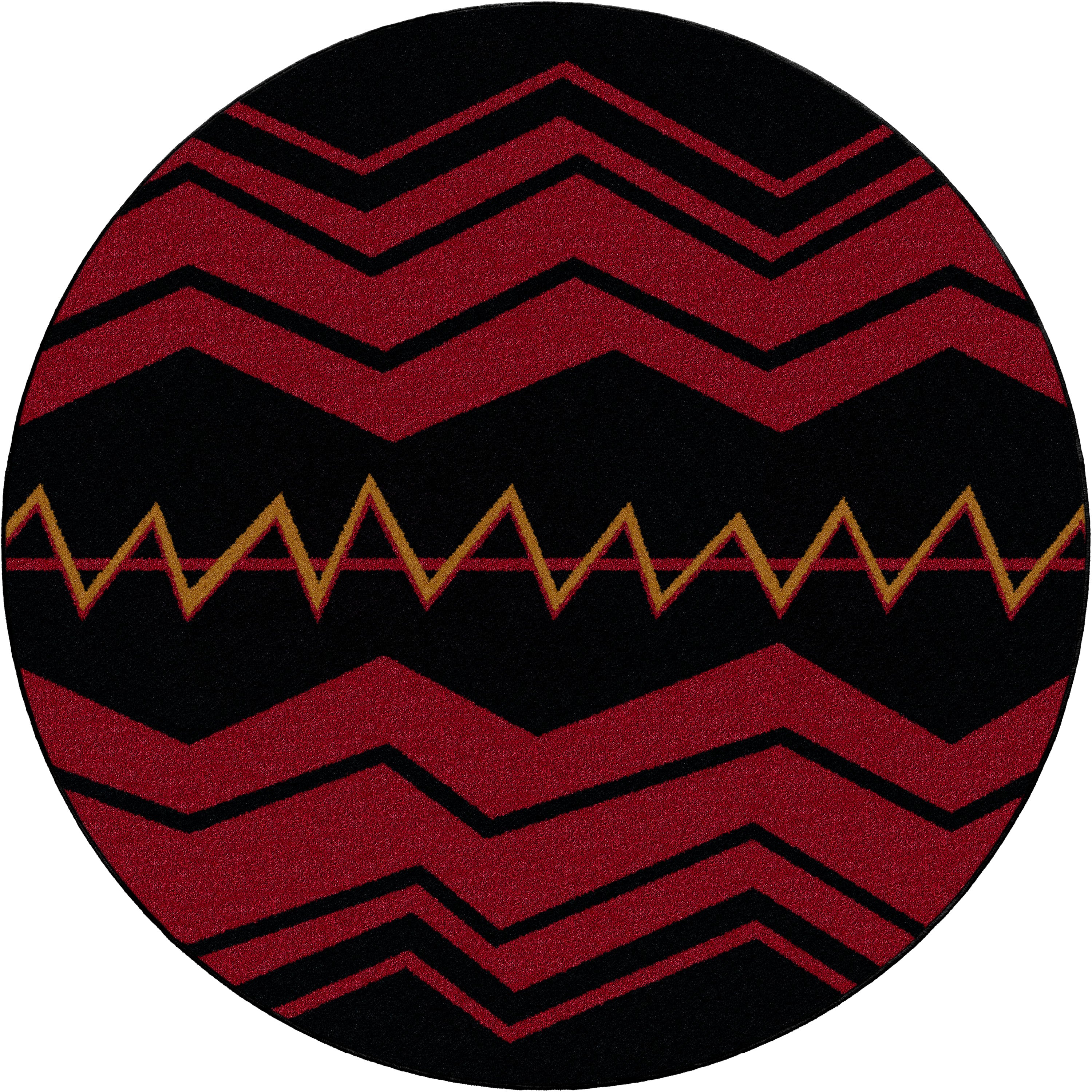 War Path2 - Black American Dakota Rugs